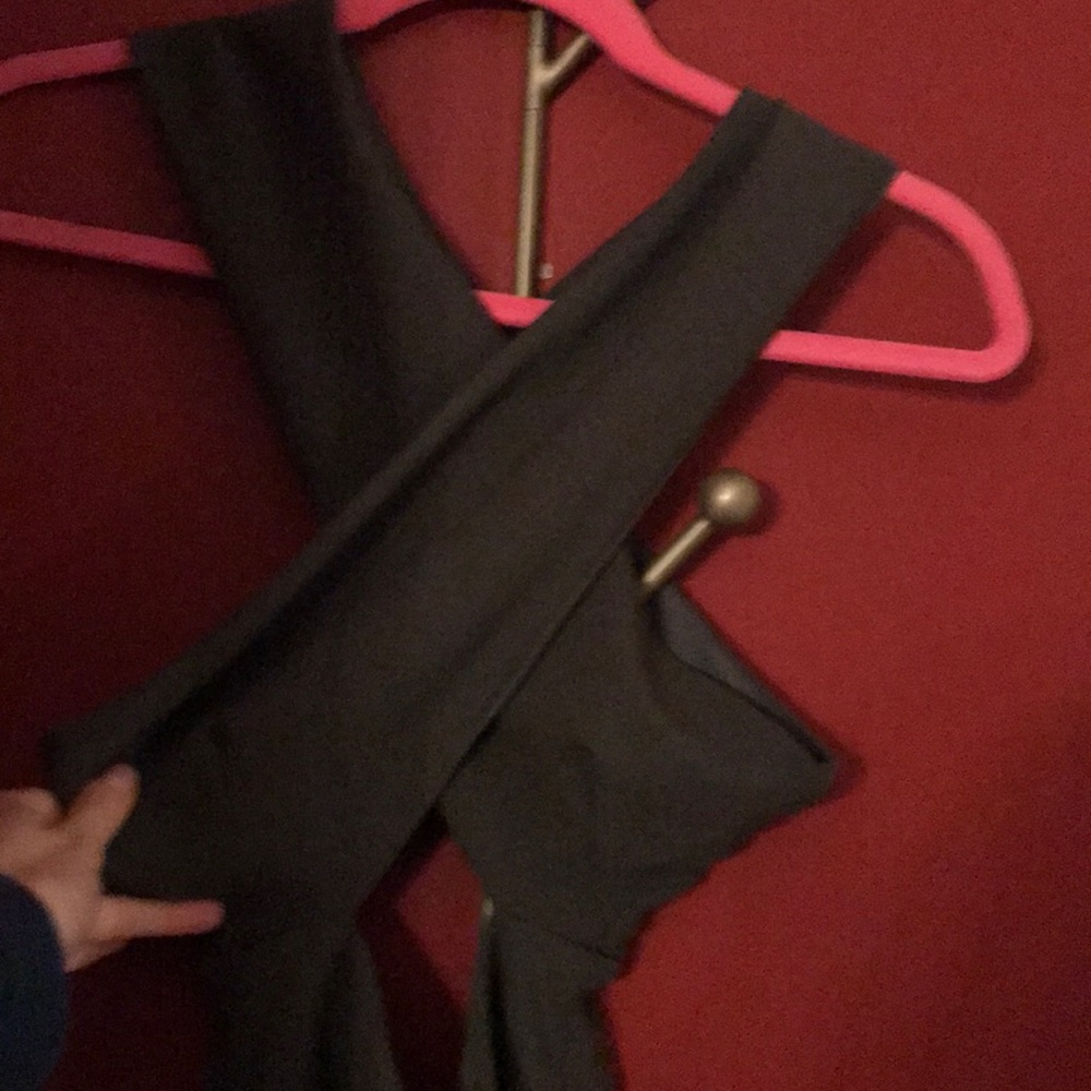 Nookie cross front olive bodycon dress